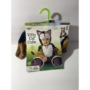 Kitty Cat Cutie Baby Costume 0- 6Months Infant Halloween NWT